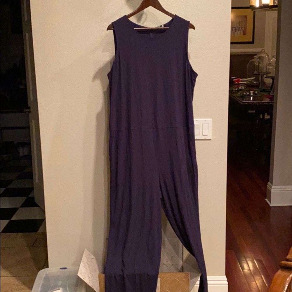 Eileen Fisher navy blue  jumpsuit
